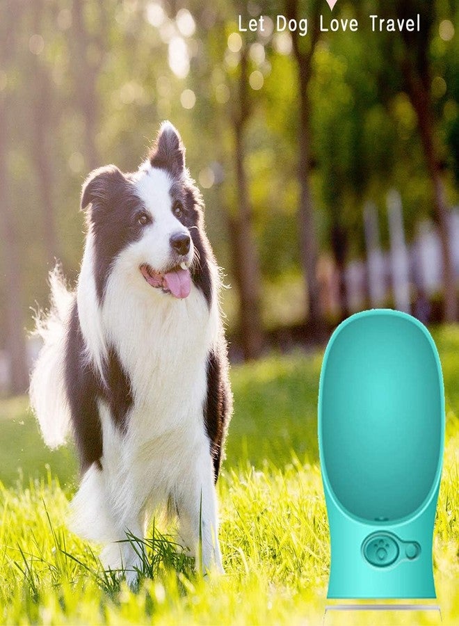INTENZE Portable Dog Water Bottle for Walking,2.76" Big Trough Leak Proof Pet Water Bottle for Small Cat Puppy, Durable Non BPA Dog Drinking Water Bottle for Outdoor Hiking - Image 3